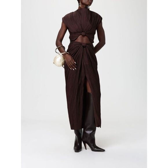 Cult Gaia Dress Woman Cocoa - Picture 2 of 4